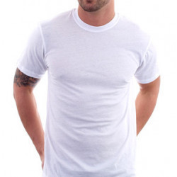 Men White T-shirt