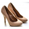 Kitten heels beige