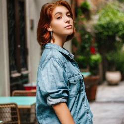 Denim long sleeves Shirt