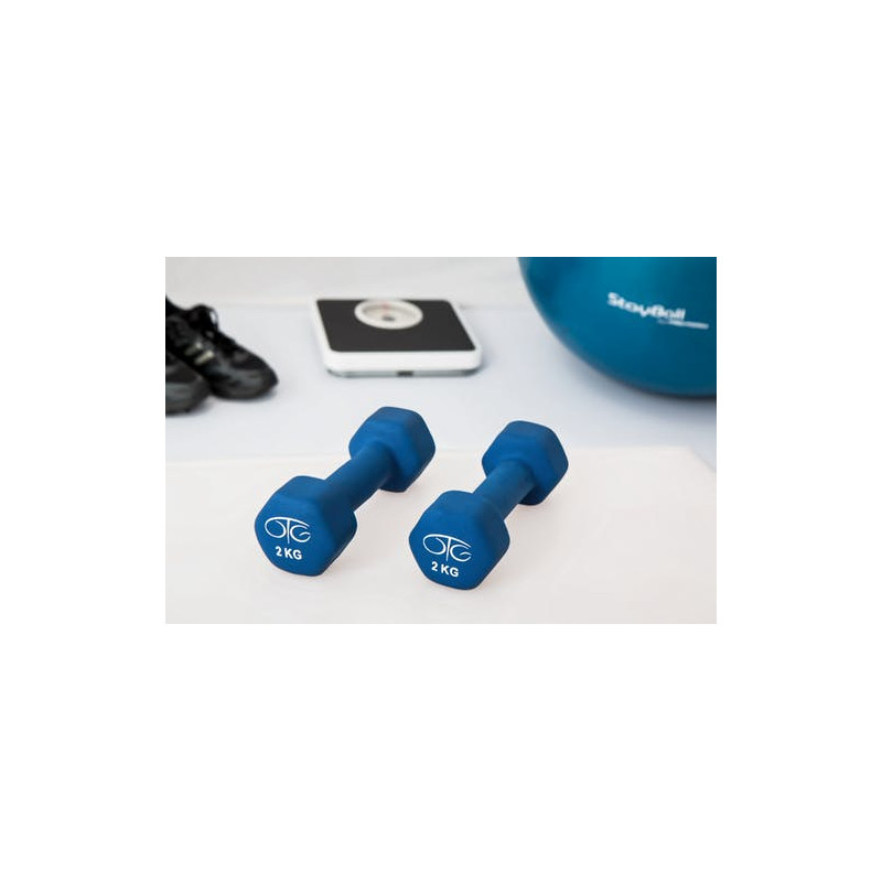 اثنان 2 كلغ. الأزرق عرافة الدمبل