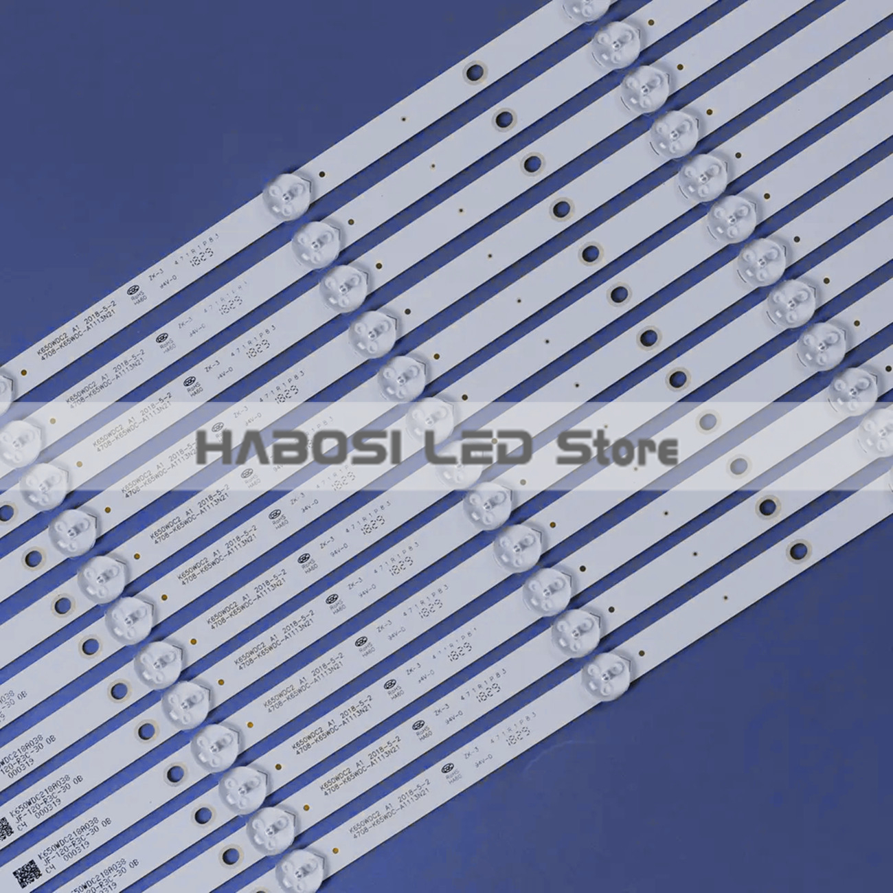 New 12pcs LED K650WDC2 A1 4708 K65WDC A1213K01 A1113N21 65PUF6023 T3 65PUF6263 T3 65U810 65U5080 65U5855EC AL65ASUHD 65LUA69K