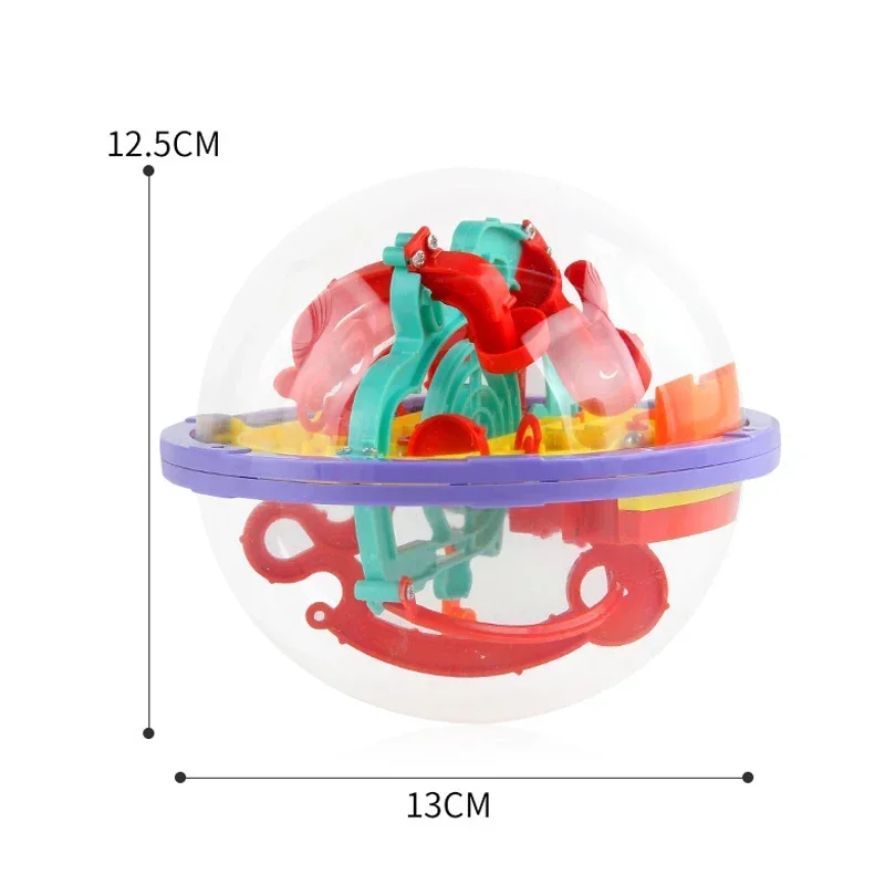 Maze Ball Mini 3D Magic Puzzle Intelligence & Idea Perplexus Maze Game Labyrinth Gifts Display Stand for Kids and Adults