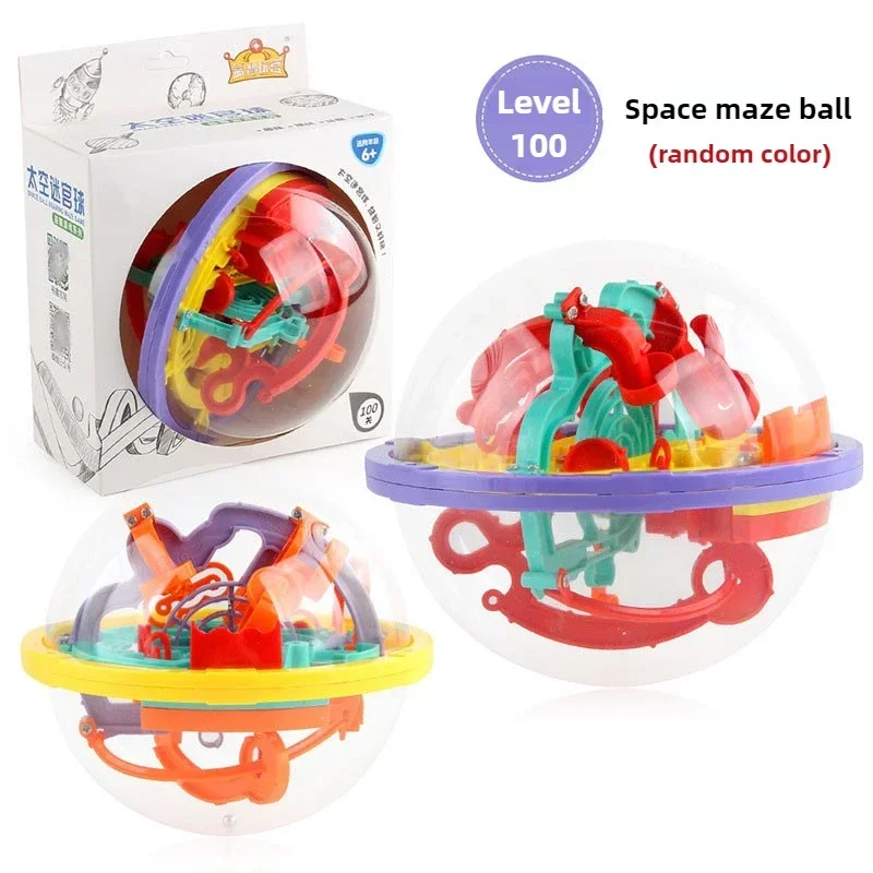 Maze Ball Mini 3D Magic Puzzle Intelligence & Idea Perplexus Maze Game Labyrinth Gifts Display Stand for Kids and Adults