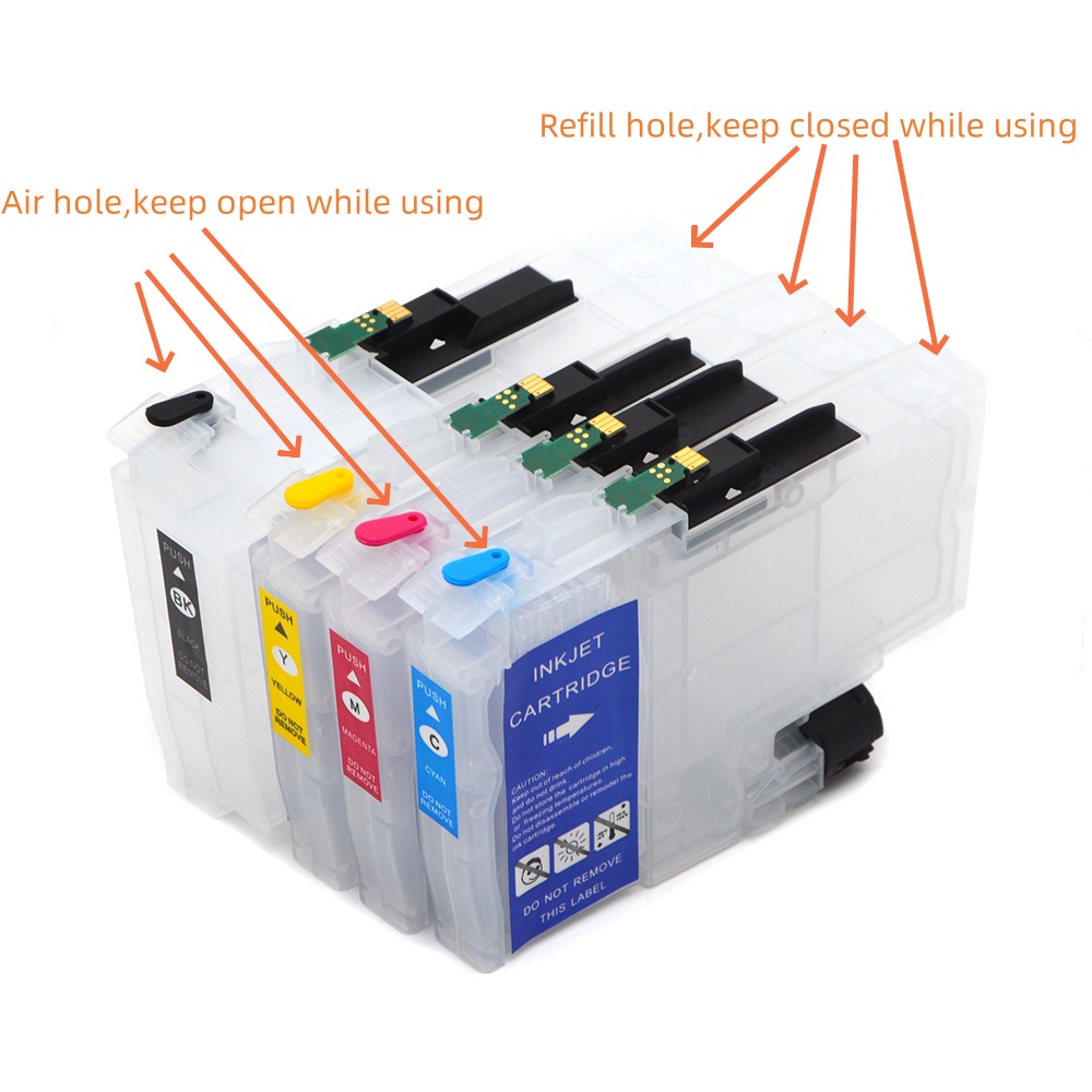 LC406 Refill Ink Cartridge with Chip for Brother MFC-J4335 MFC-J4345 MFC-J4535 MFC-J5855 MFC-J5955 MFC-J6555 MFC-J6955