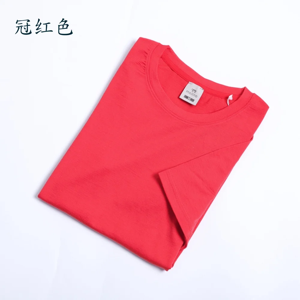 Women's 100% Merino Wool T Shirt Merino Short Sleeve Slim Fit Base Layer Tee Hiking Yoga Running Breathable Wicking Quick Drying