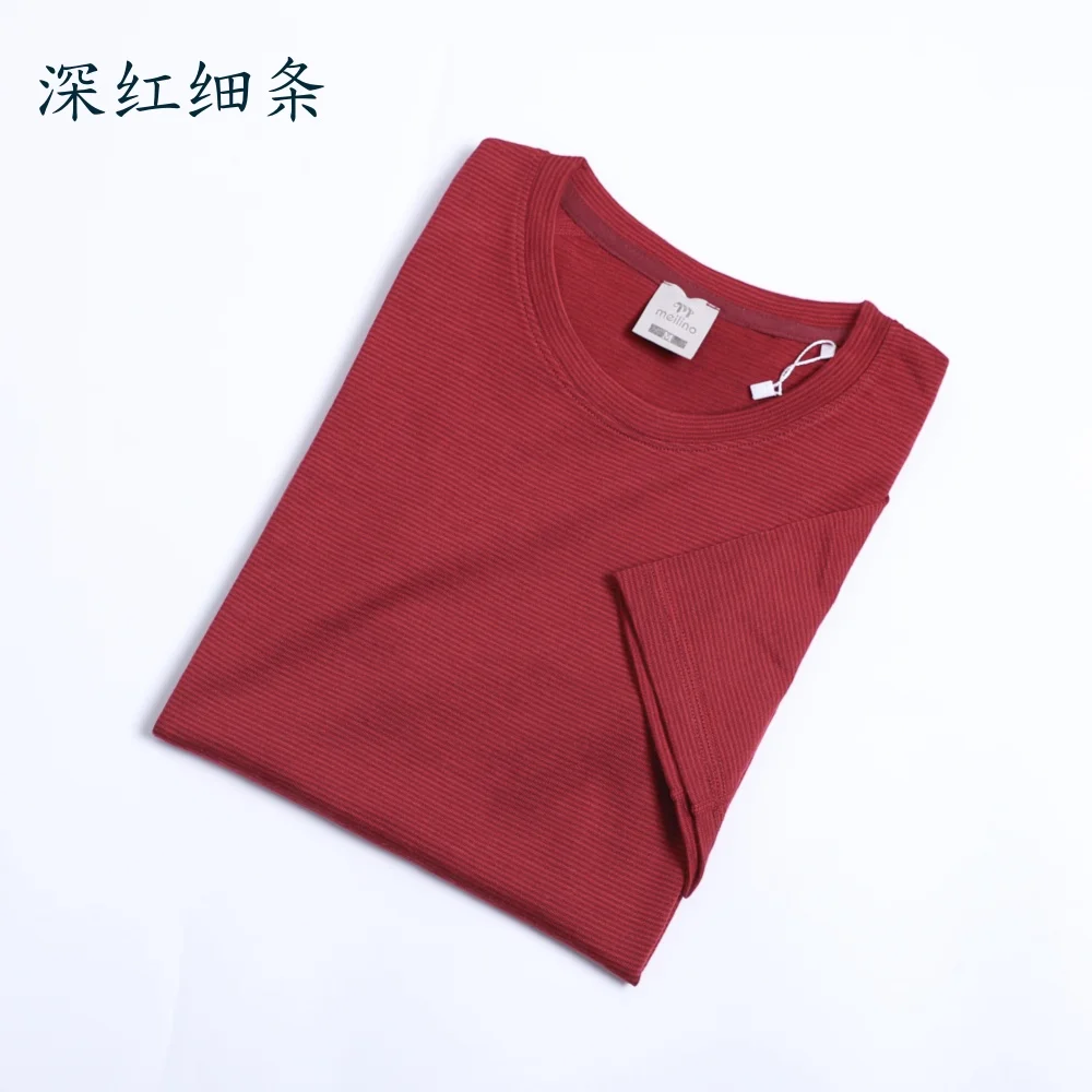 Women's 100% Merino Wool T Shirt Merino Short Sleeve Slim Fit Base Layer Tee Hiking Yoga Running Breathable Wicking Quick Drying