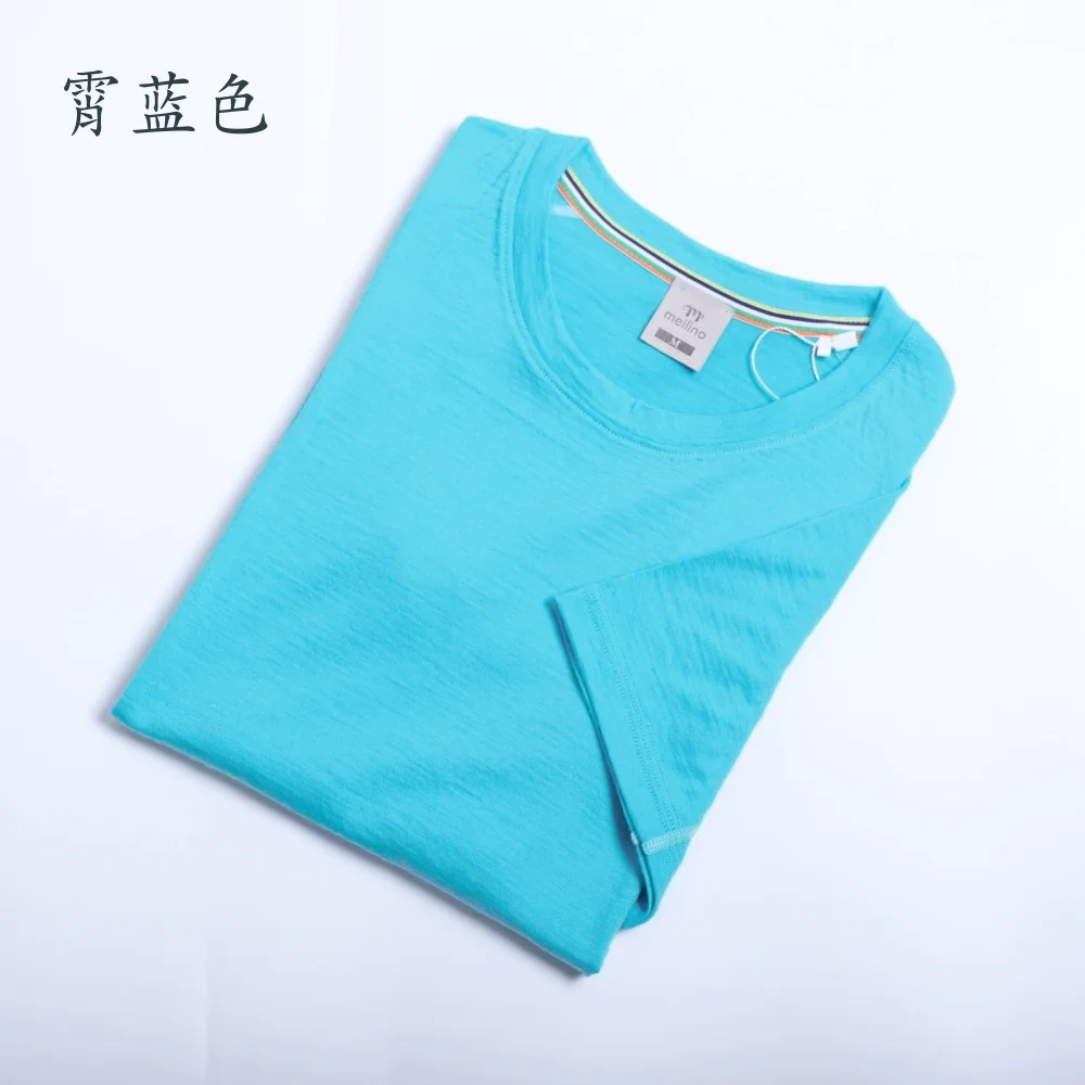 Women's 100% Merino Wool T Shirt Merino Short Sleeve Slim Fit Base Layer Tee Hiking Yoga Running Breathable Wicking Quick Drying