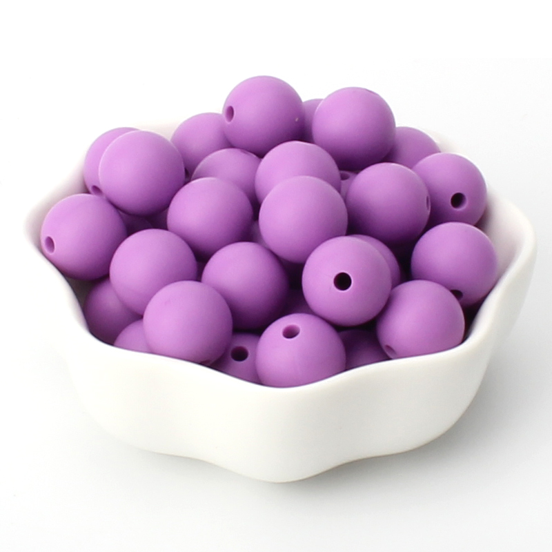 40pcs 9/12/15mm Silicone Round Beads for Pen Decor Jewelry Making DIY Pendant Bracelet Chain Keychain Bulk Handmade ﻿Wholesale