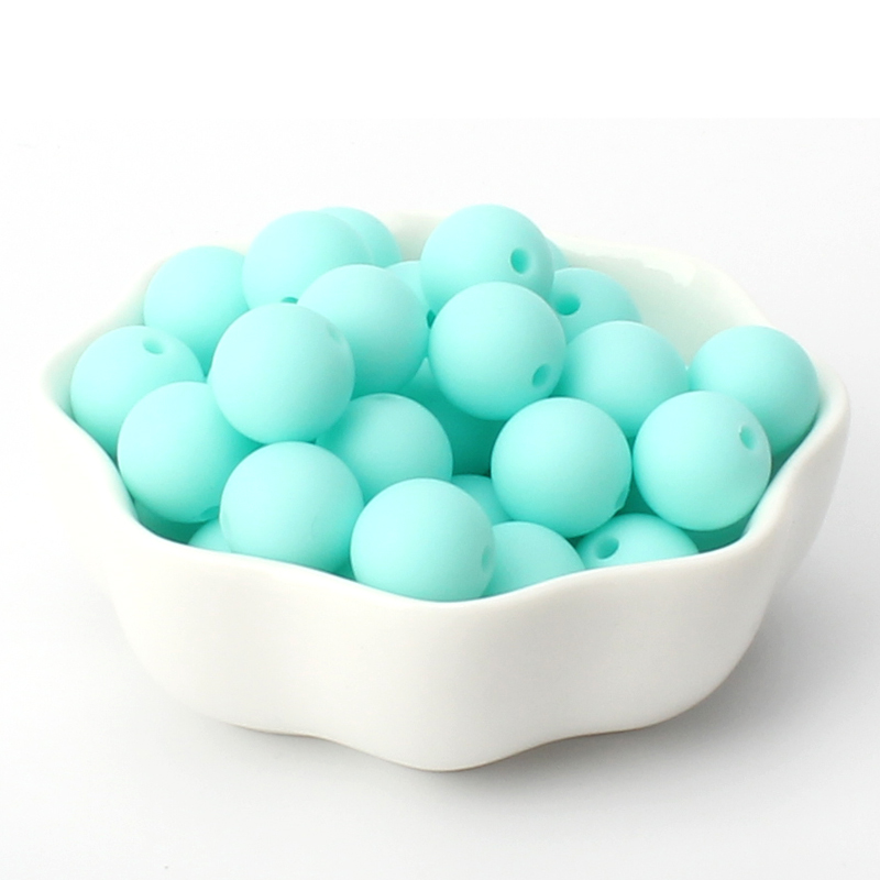 40pcs 9/12/15mm Silicone Round Beads for Pen Decor Jewelry Making DIY Pendant Bracelet Chain Keychain Bulk Handmade ﻿Wholesale