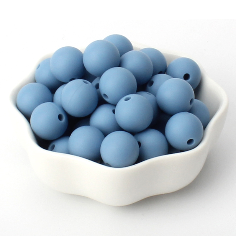 40pcs 9/12/15mm Silicone Round Beads for Pen Decor Jewelry Making DIY Pendant Bracelet Chain Keychain Bulk Handmade ﻿Wholesale