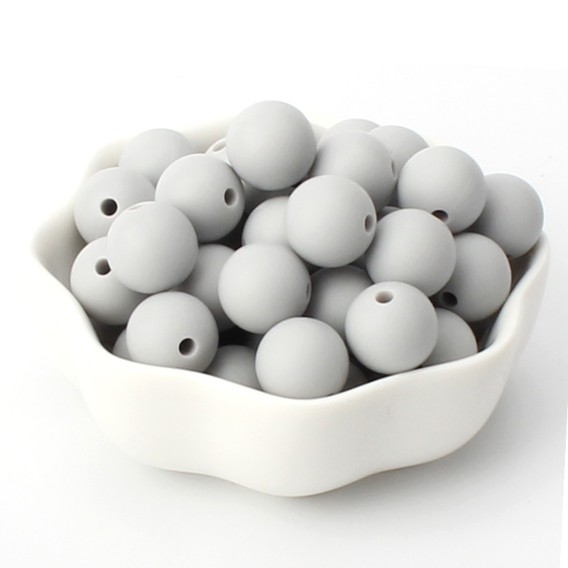 40pcs 9/12/15mm Silicone Round Beads for Pen Decor Jewelry Making DIY Pendant Bracelet Chain Keychain Bulk Handmade ﻿Wholesale