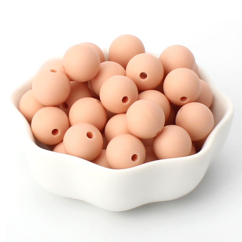 40pcs 9/12/15mm Silicone Round Beads for Pen Decor Jewelry Making DIY Pendant Bracelet Chain Keychain Bulk Handmade ﻿Wholesale