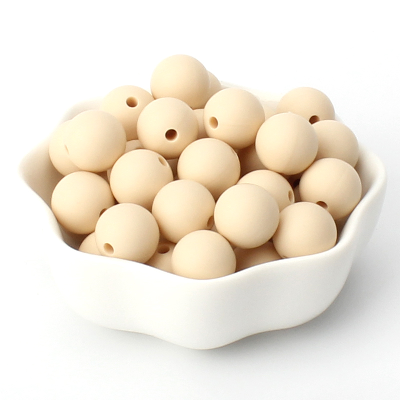 40pcs 9/12/15mm Silicone Round Beads for Pen Decor Jewelry Making DIY Pendant Bracelet Chain Keychain Bulk Handmade ﻿Wholesale