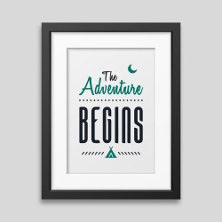 The adventure begins Framed...