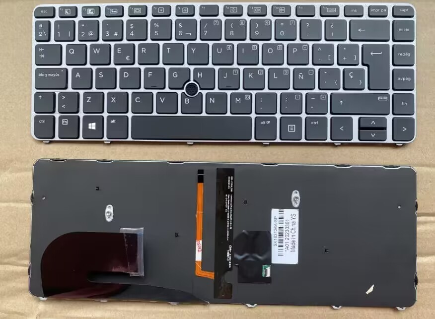 Spanish Backlit keyboard...