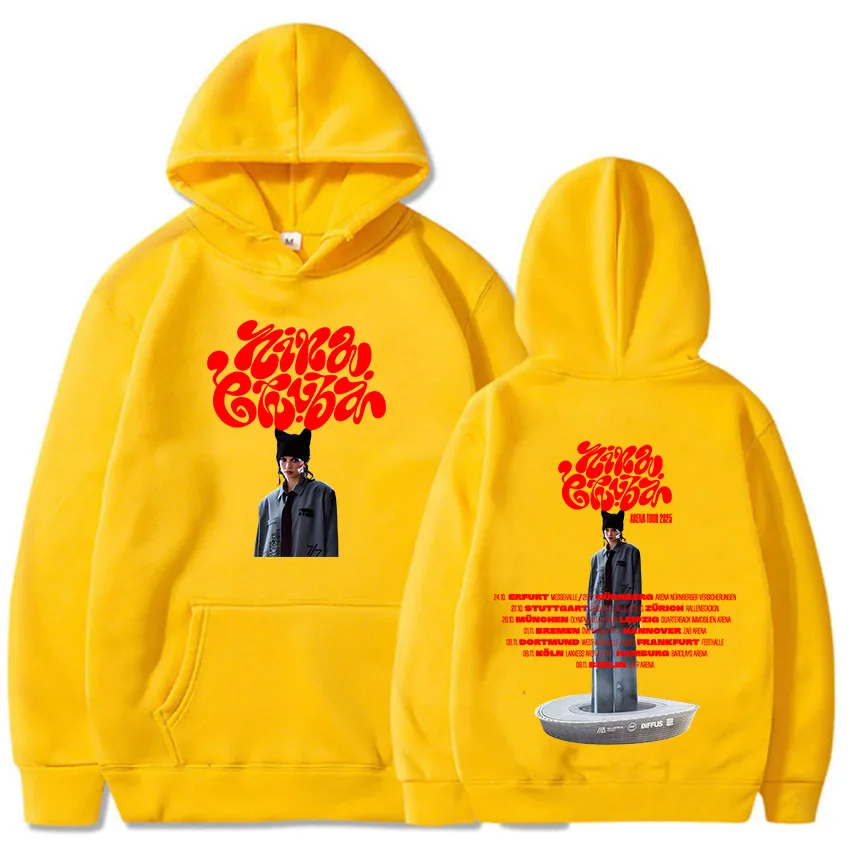 Arena Tour 2025 Nina Chuba Hoodies Sudaderas Para Mujer Winter Women Men Clothing Singer Printing Sweatshirts Casual Pullovers