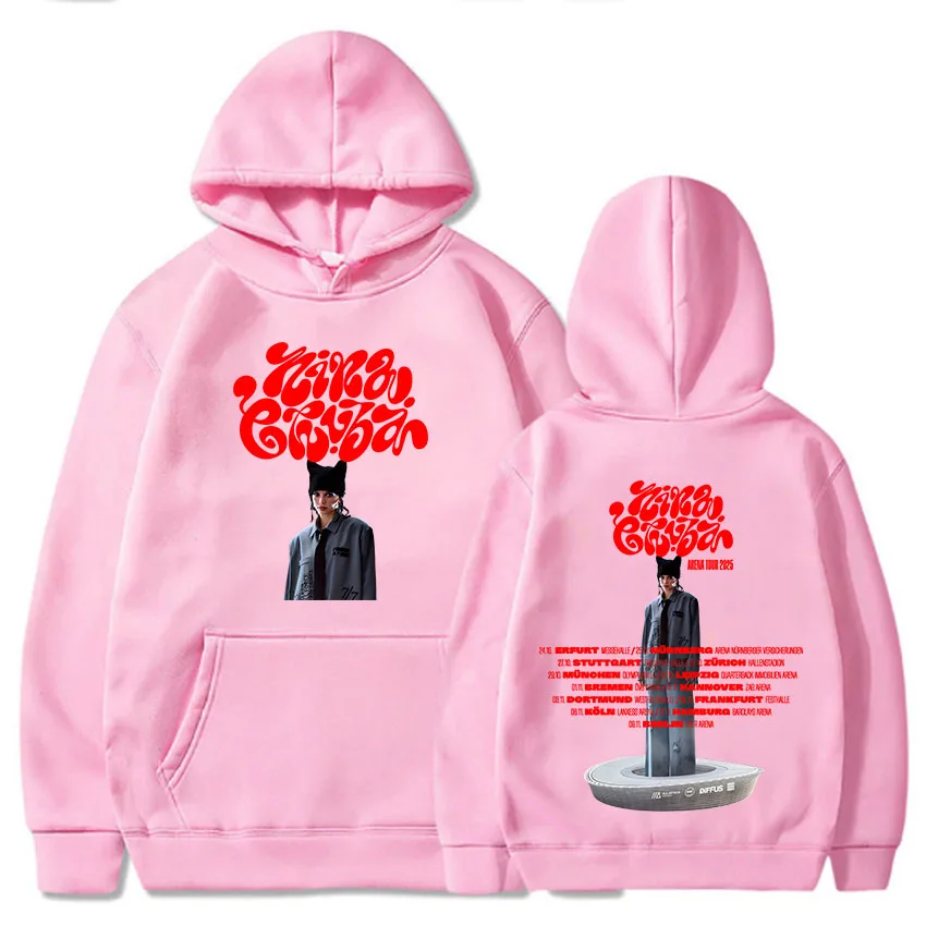 Arena Tour 2025 Nina Chuba Hoodies Sudaderas Para Mujer Winter Women Men Clothing Singer Printing Sweatshirts Casual Pullovers