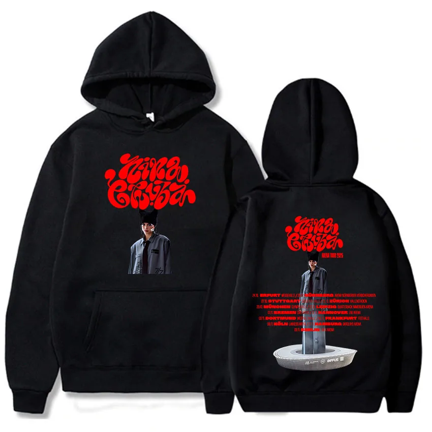 Arena Tour 2025 Nina Chuba Hoodies Sudaderas Para Mujer Winter Women Men Clothing Singer Printing Sweatshirts Casual Pullovers