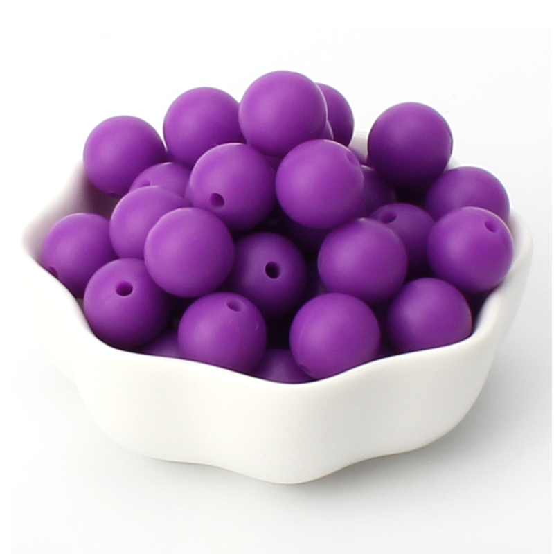 40pcs 9/12/15mm Silicone Round Beads for Pen Decor Jewelry Making DIY Pendant Bracelet Chain Keychain Bulk Handmade ﻿Wholesale