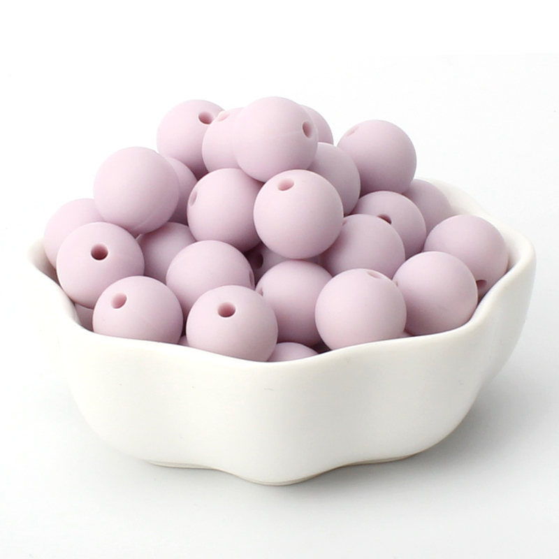 40pcs 9/12/15mm Silicone Round Beads for Pen Decor Jewelry Making DIY Pendant Bracelet Chain Keychain Bulk Handmade ﻿Wholesale