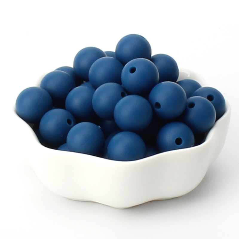 40pcs 9/12/15mm Silicone Round Beads for Pen Decor Jewelry Making DIY Pendant Bracelet Chain Keychain Bulk Handmade ﻿Wholesale