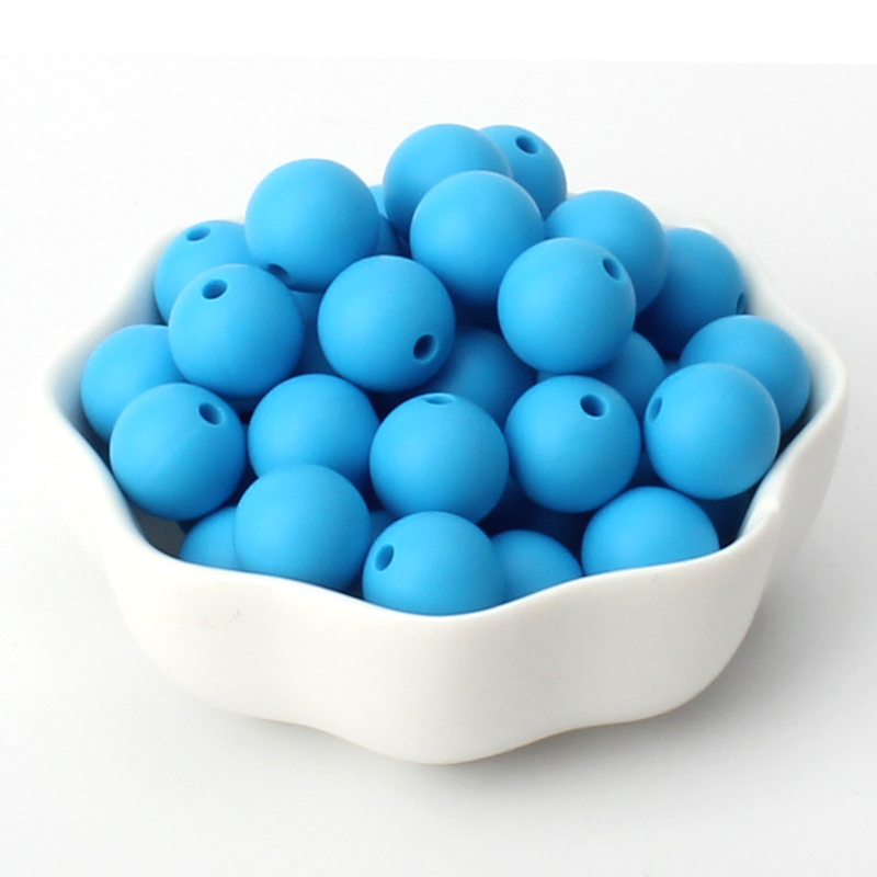 40pcs 9/12/15mm Silicone Round Beads for Pen Decor Jewelry Making DIY Pendant Bracelet Chain Keychain Bulk Handmade ﻿Wholesale