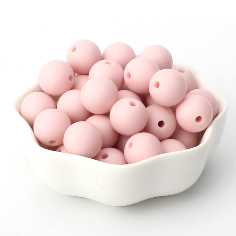 40pcs 9/12/15mm Silicone Round Beads for Pen Decor Jewelry Making DIY Pendant Bracelet Chain Keychain Bulk Handmade ﻿Wholesale