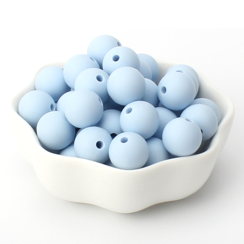 40pcs 9/12/15mm Silicone Round Beads for Pen Decor Jewelry Making DIY Pendant Bracelet Chain Keychain Bulk Handmade ﻿Wholesale