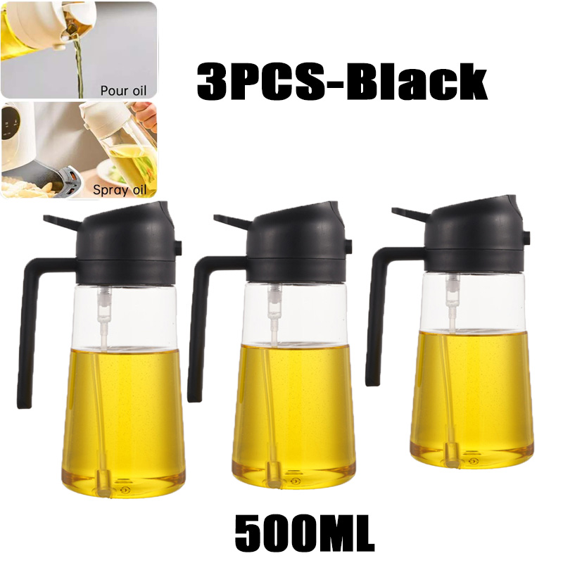 Bouteille de pulvérisation d'huile d'olive pour barbecue, pulvérisateur d'huile d'olive en plastique, bouteille vide, bouteille 