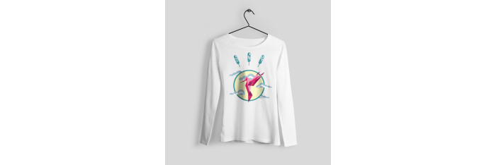 Hummingbird printed sweater