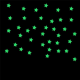 100pcs 3D Stars Glow In The Dark Luminous Fluorescent Three-Color Mixing Wall Stickers Living Home Decor For Kids Rooms 1016